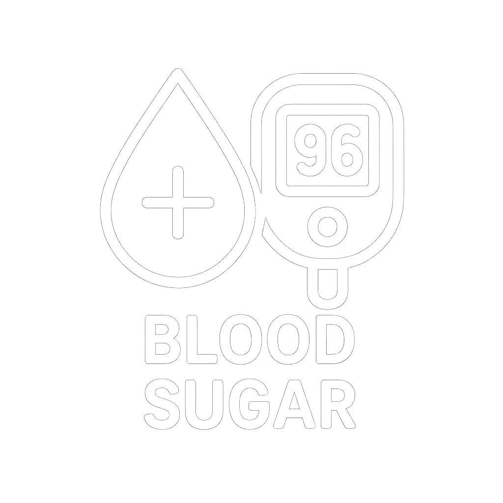 Blood Sugar icon in white-1