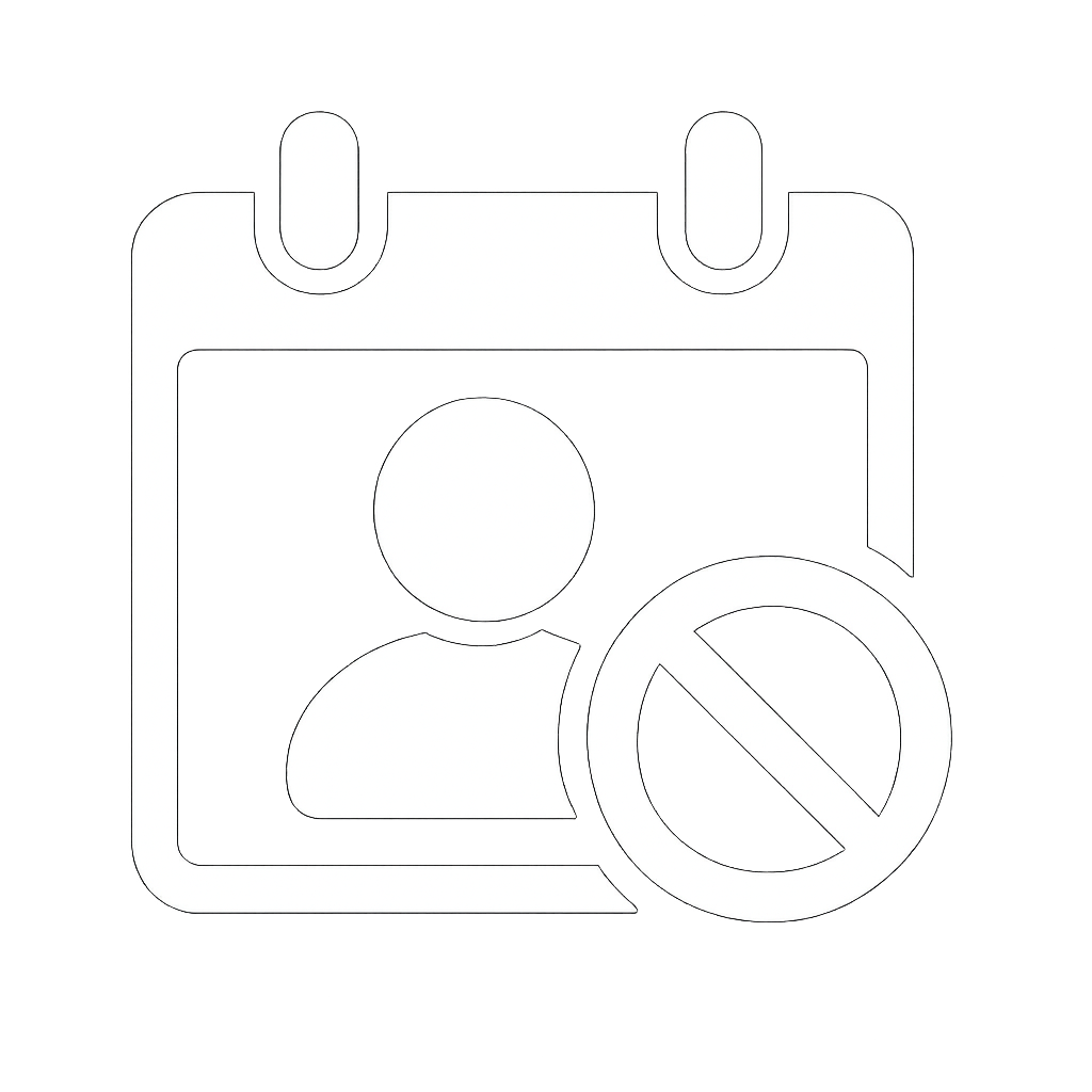 reduce absenteesim icon in white transparent background no words bold not a line drawing simple-1